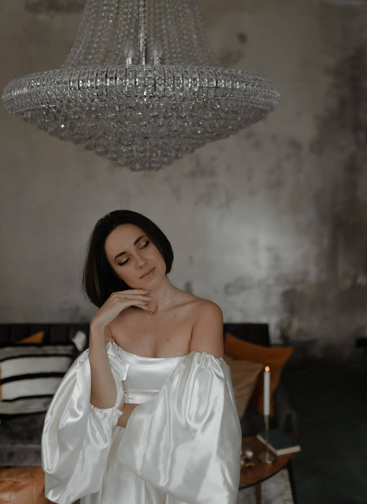 Puff Sleeve Wedding Dress