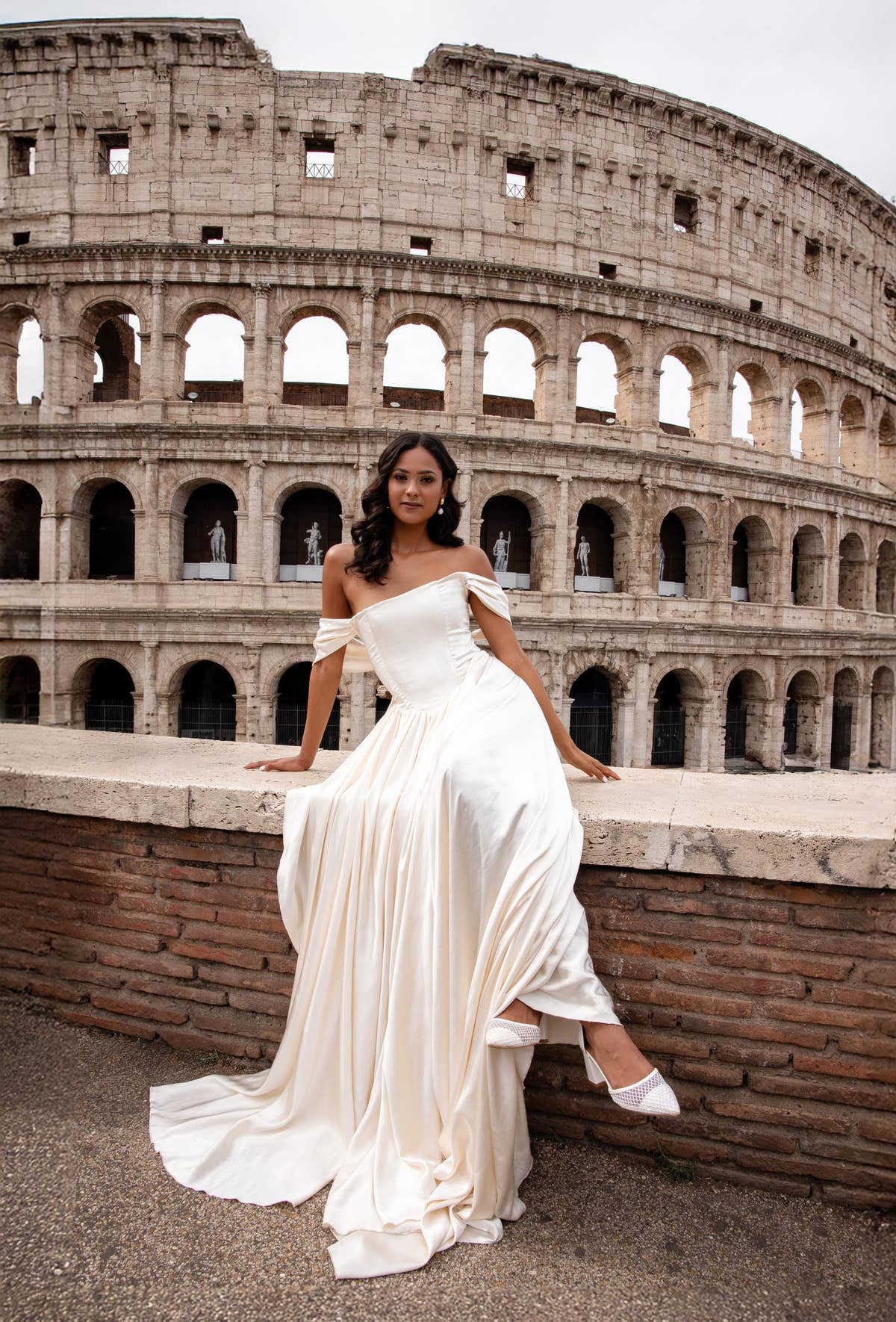 Simple Satin Wedding Dress