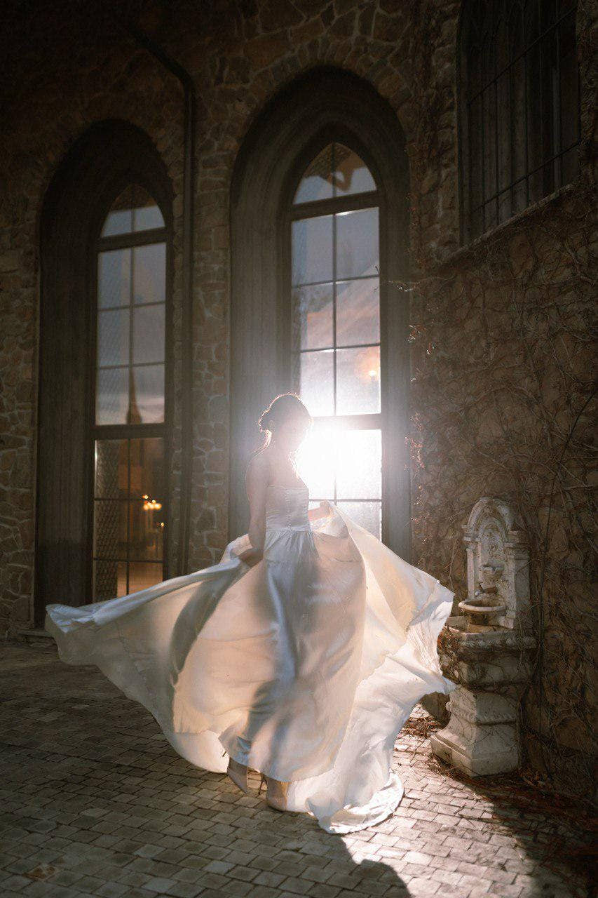 Puff Sleeve Wedding Dress