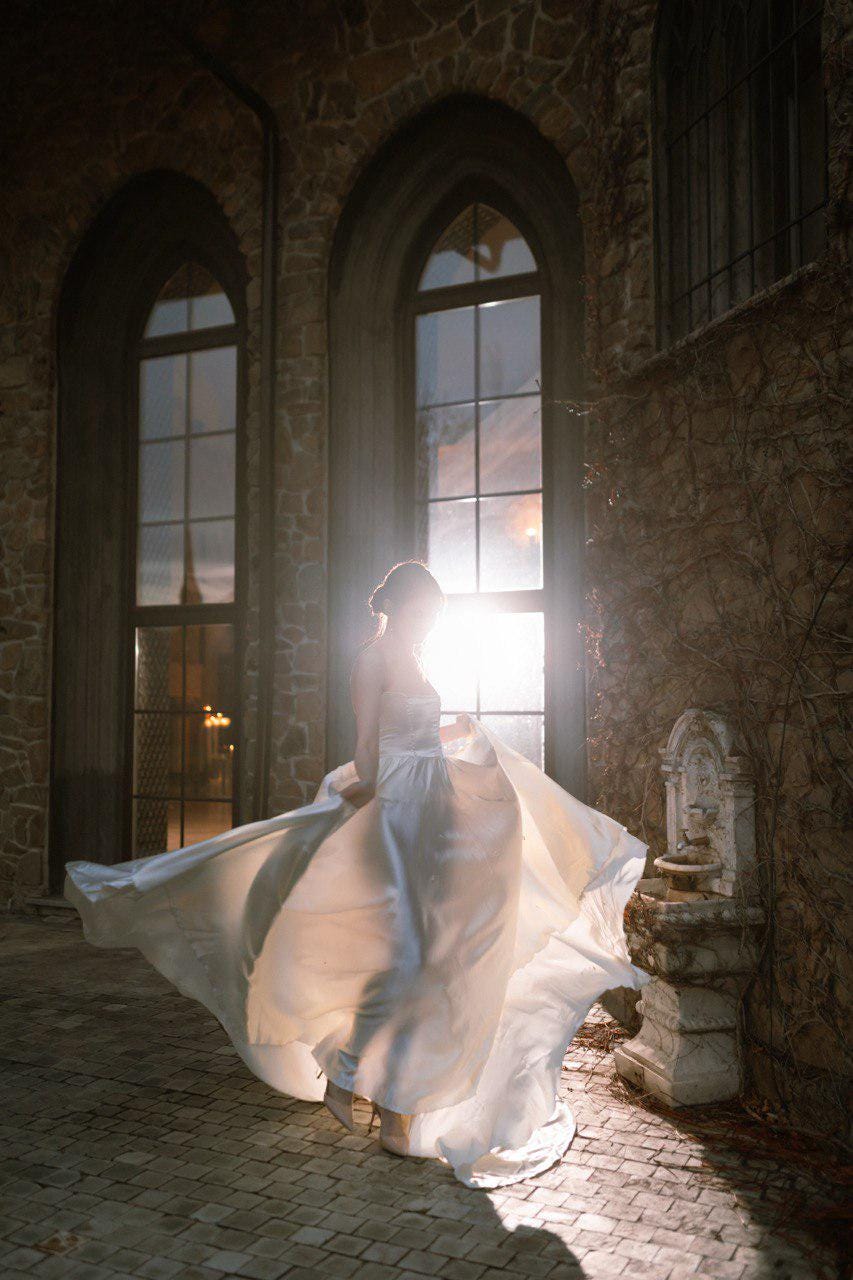 Puff Sleeve Wedding Dress