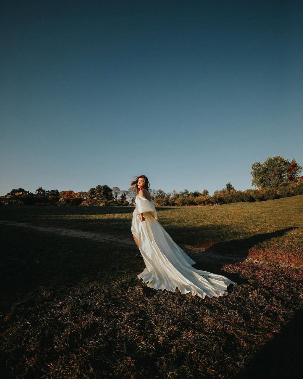 Puff Sleeve Wedding Dress