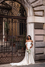 Simple Satin Wedding Dress