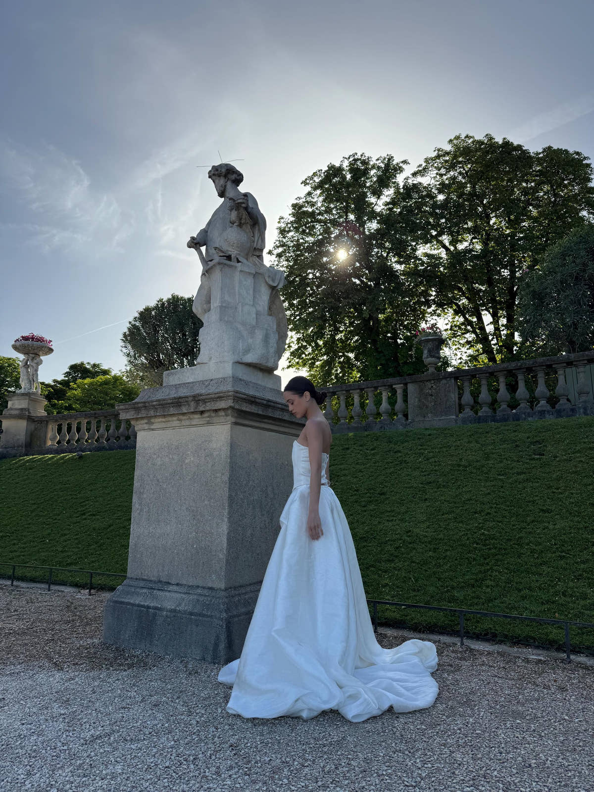 Strapless Wedding Dress, Taffeta Two Piece Corset A-Line, Custom